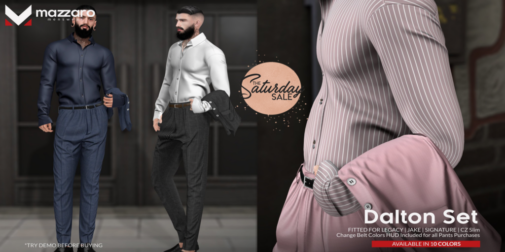 Dalton Set - CZ Slim/Gianni/Jake/Legacy	&lt;a href=&quot;http://maps.secondlife.com/secondlife/Heartbreak/131/129/166&quot;&gt;Teleport&lt;/a&gt;