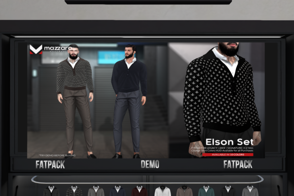 Elson Set - CZ Slim/Gianni/Jake/Legacy, L$250 each/L$899 FP