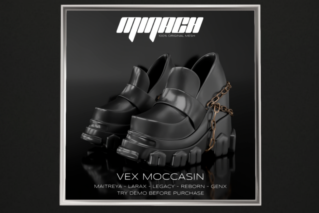 Vex Moccasin - GenX/Legacy/Maitreya/Reborn/+mods, L$299 FP