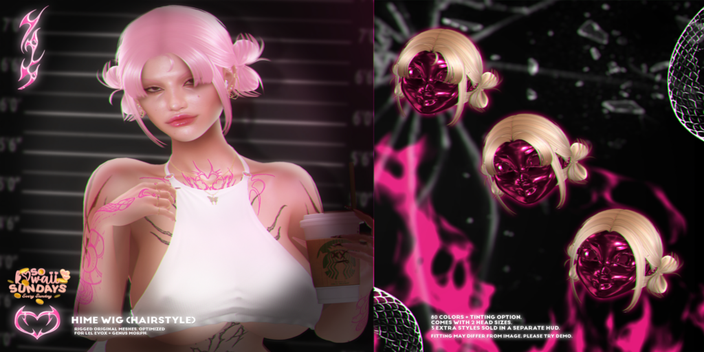 Hime Wig Hairstyle - EvoX/Genus Morph	&lt;a href=&quot;http://maps.secondlife.com/secondlife/Playboy/72/115/498&quot;&gt;Teleport&lt;/a&gt;