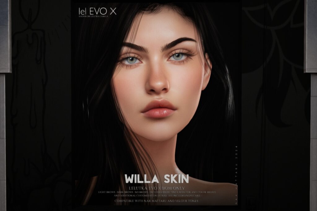 Willa Skin - EvoX/Velour, L$1099 each