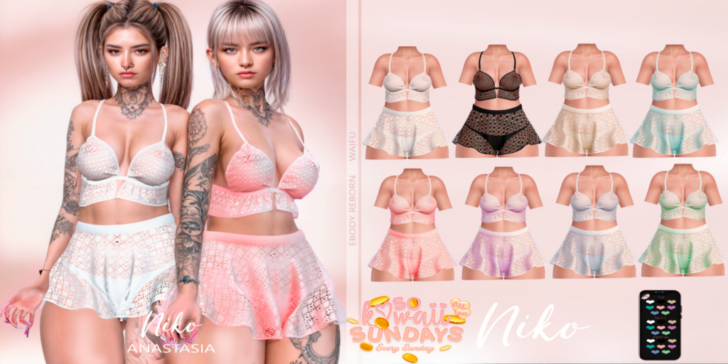 Anastasia Outfit - Reborn/+mods	&lt;a href=&quot;http://maps.secondlife.com/secondlife/Surreal%20Pink/95/89/3024&quot;&gt;Teleport&lt;/a&gt;