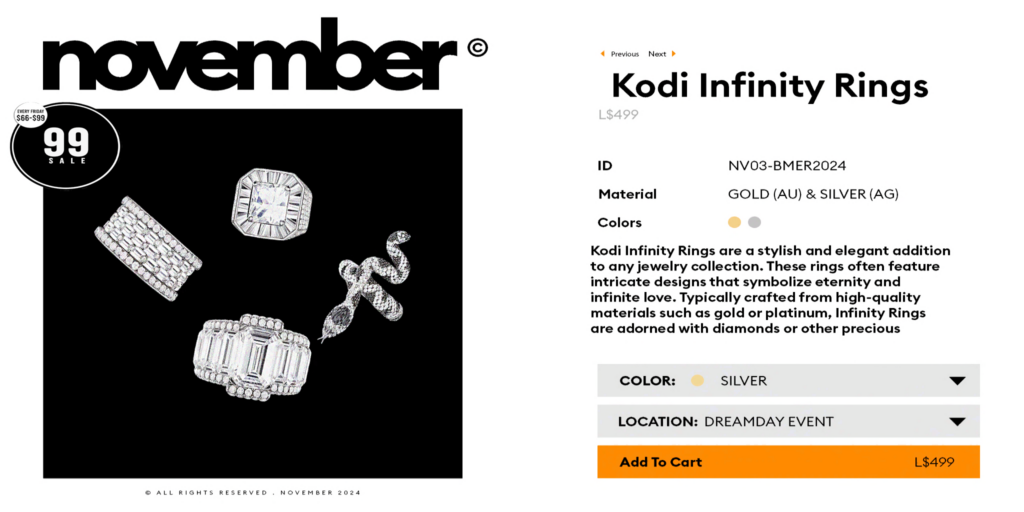 Kodi Infinity Rings