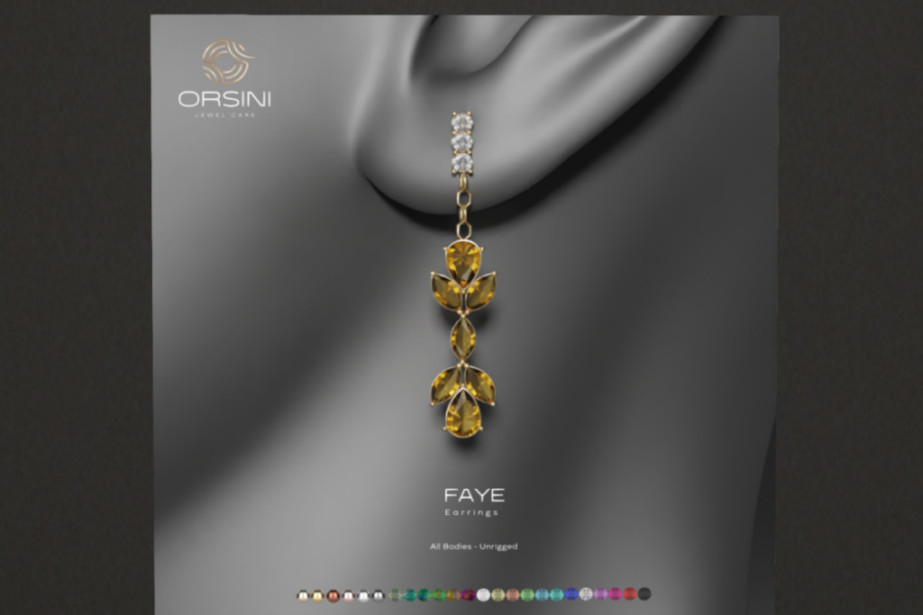 Faye Earrings, L$289