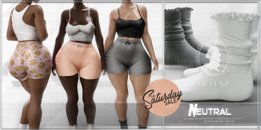 Neutral Outfit - GenX Curvy/Inithium/Legacy/Maitreya/Peach/Reborn/	&lt;a href=&quot;https://maps.secondlife.com/secondlife/QUEENZ/110/117/25&quot;&gt;Teleport&lt;/a&gt;