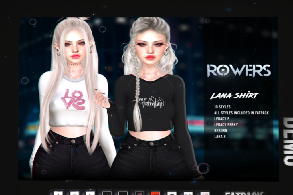 Lana Shirt - Legacy/MaitreyaX/Reborn/+mods, L$179 each/L$599 FP