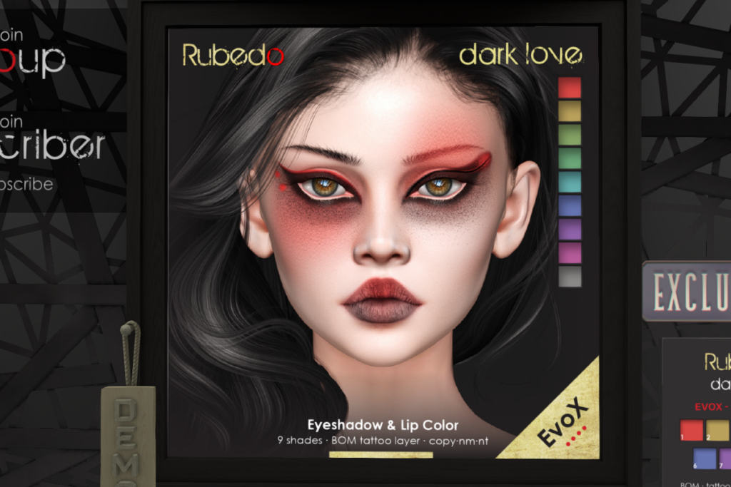 Dark Love Eyeshadow &amp; Lip Color - EvoX, L$360