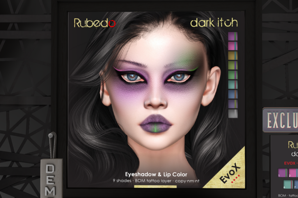 Dark Itch Eyeshadow &amp; Lip Color - EvoX, L$360