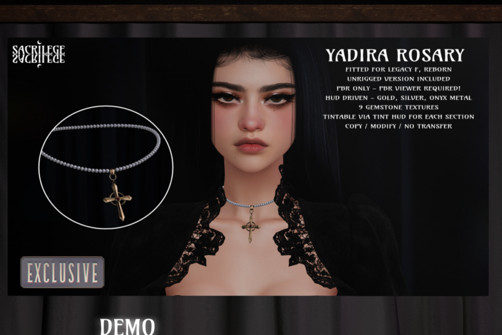 Yadira Rosary - Legacy/Reborn/unrigged, L$299