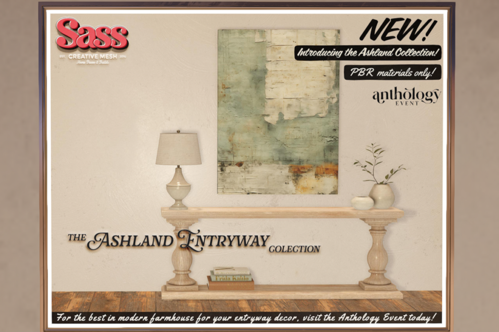 The Ashland Entryway Collection, L$149-L$299 each/L$720 FP