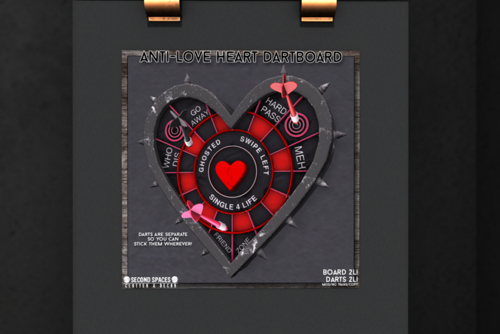 Anti-Love Dartboard, L$350