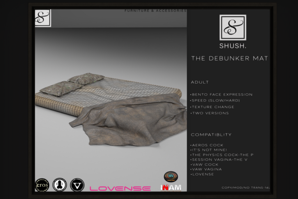 The Debunker Mat, L$1699