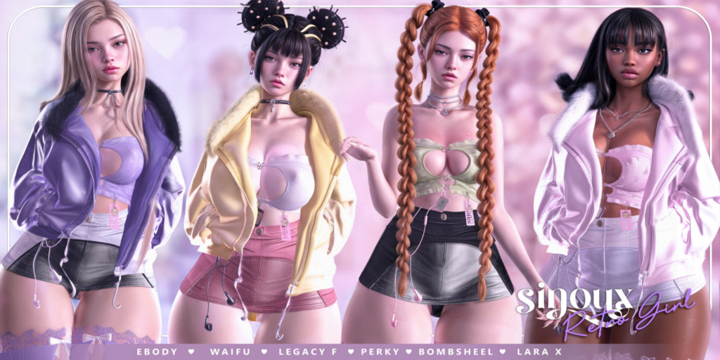 Retro Girl Outfit - Legacy/MaitreyaX/Reborn/+mods	&lt;a href=&quot;http://maps.secondlife.com/secondlife/Raphael/85/187/2006&quot;&gt;Teleport&lt;/a&gt;