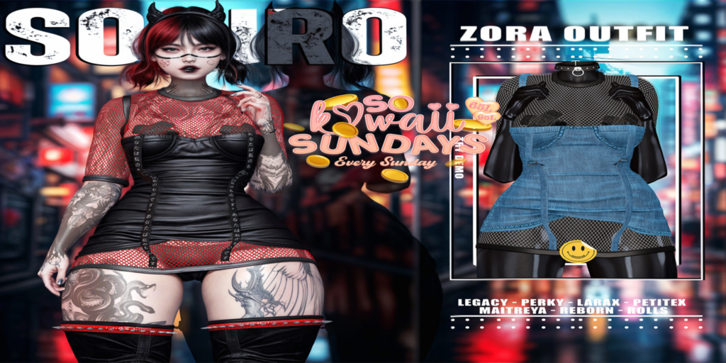 Zora Outfit - Legacy/Maitreya/Reborn/+mods	&lt;a href=&quot;http://maps.secondlife.com/secondlife/Silver%20City/147/223/2509&quot;&gt;Teleport&lt;/a&gt;