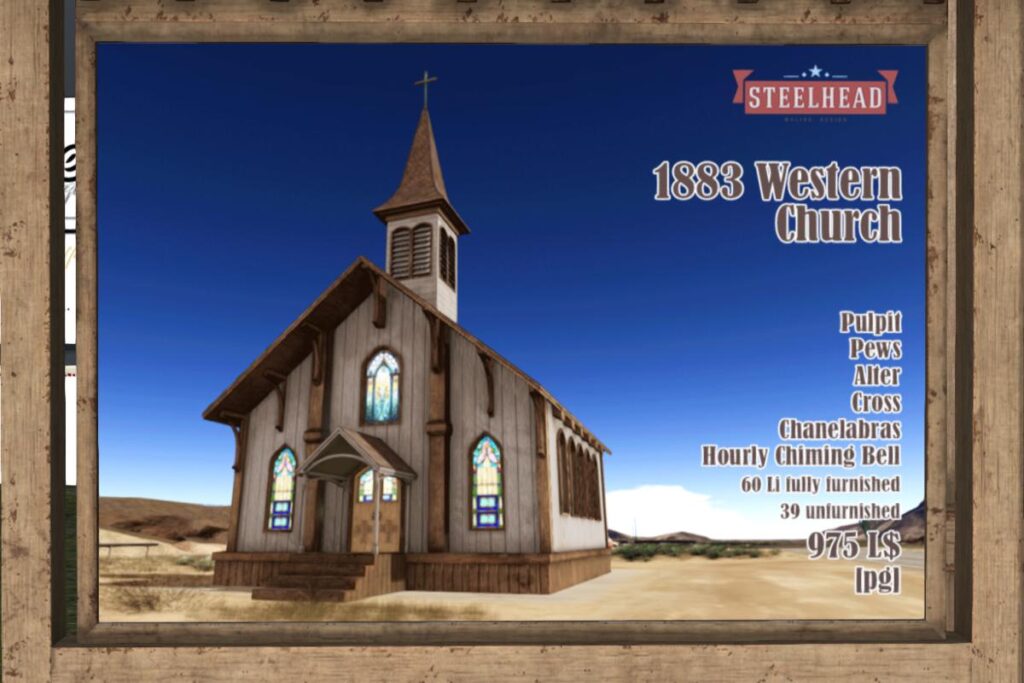 1883 Western Church, L$975