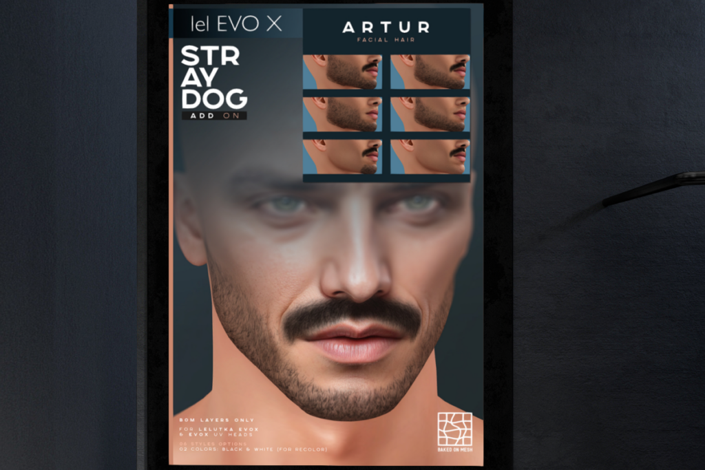 Artur Facial Hair - EvoX, L$300