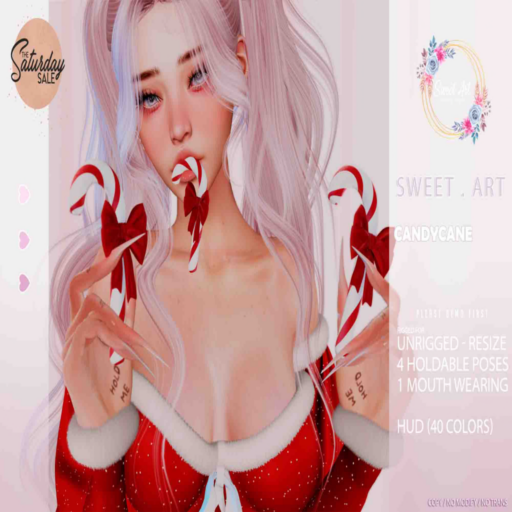 Candycane Holdable	&lt;a href=&quot;http://maps.secondlife.com/secondlife/Lunar%20and%20Friends/50/28/0&quot;&gt;Teleport&lt;/a&gt;