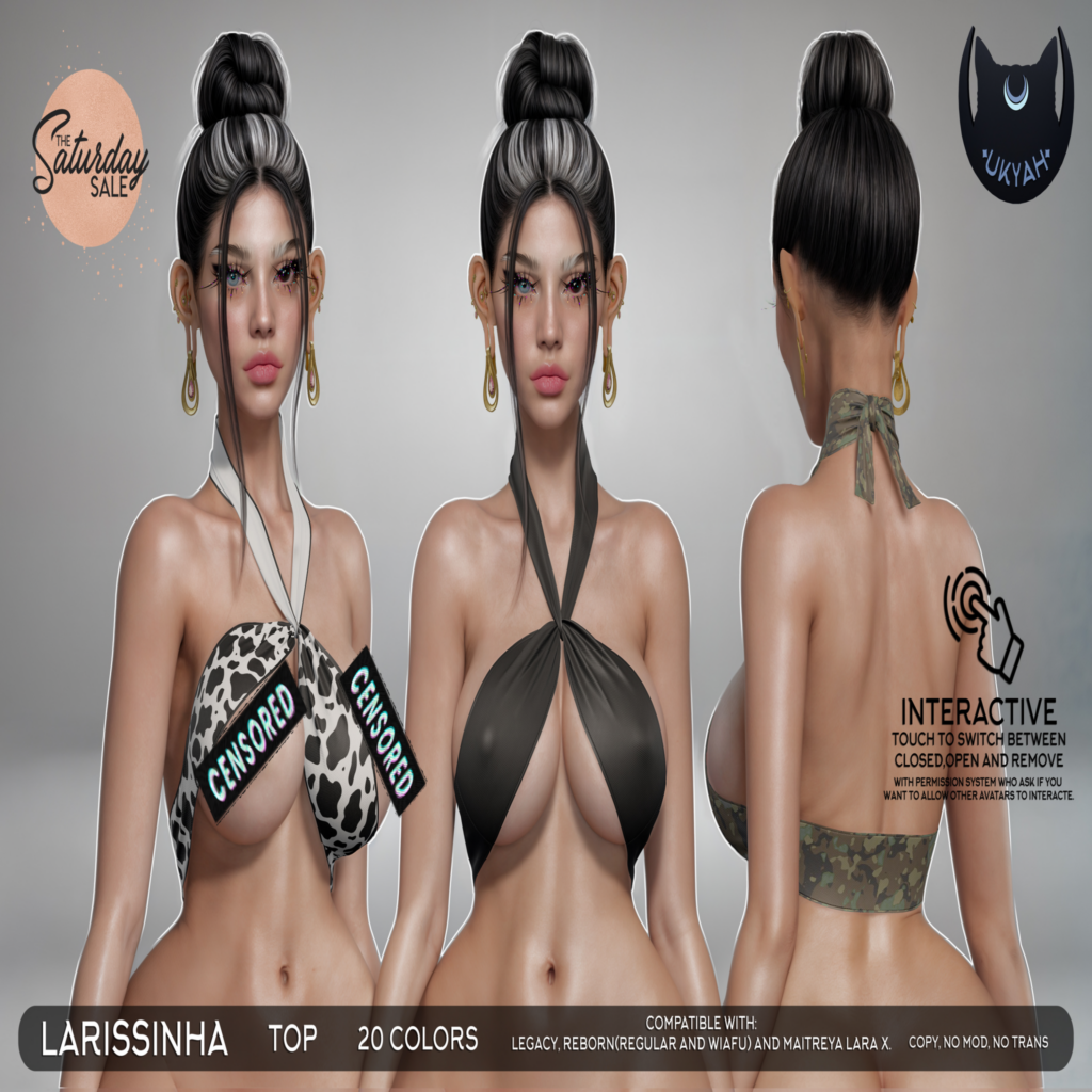 Larissinha Top - Legacy/MaitreyaX/Reborn/+mods	&lt;a href=&quot;http://maps.secondlife.com/secondlife/Magic%20Sky/194/94/2022&quot;&gt;Teleport&lt;/a&gt;