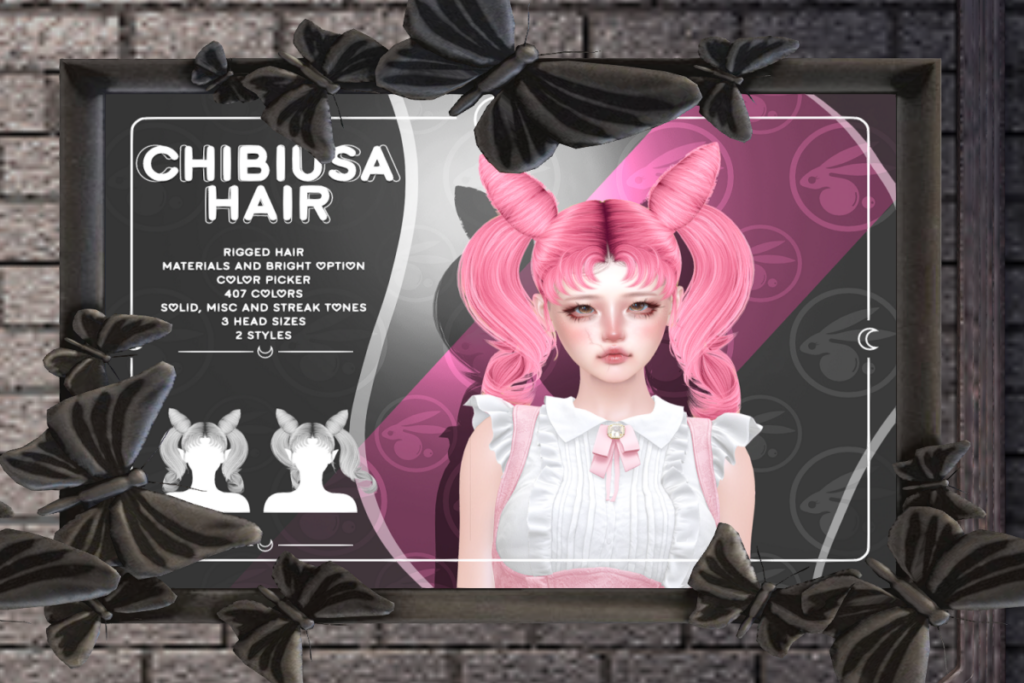 Chibiusa Hair, L$350 each/L$600 FP