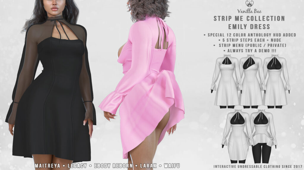 Strip Me Collection Emily Dress - Legacy/MaitreyaX/Reborn/+mods