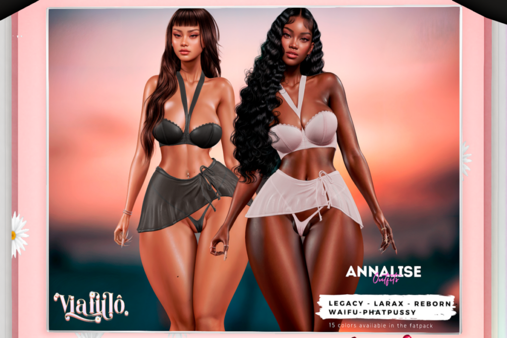 Annalise Top and Skirt - Legacy/MaitreyaX/Reborn/+mods, L$190 each/L$950 each FP