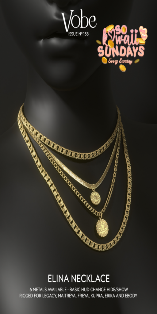 Elina Necklace - Erika/Freya/Inithium/Legacy/Maitreya/Reborn	&lt;a href=&quot;http://maps.secondlife.com/secondlife/VOBE/71/75/123&quot;&gt;Teleport&lt;/a&gt;