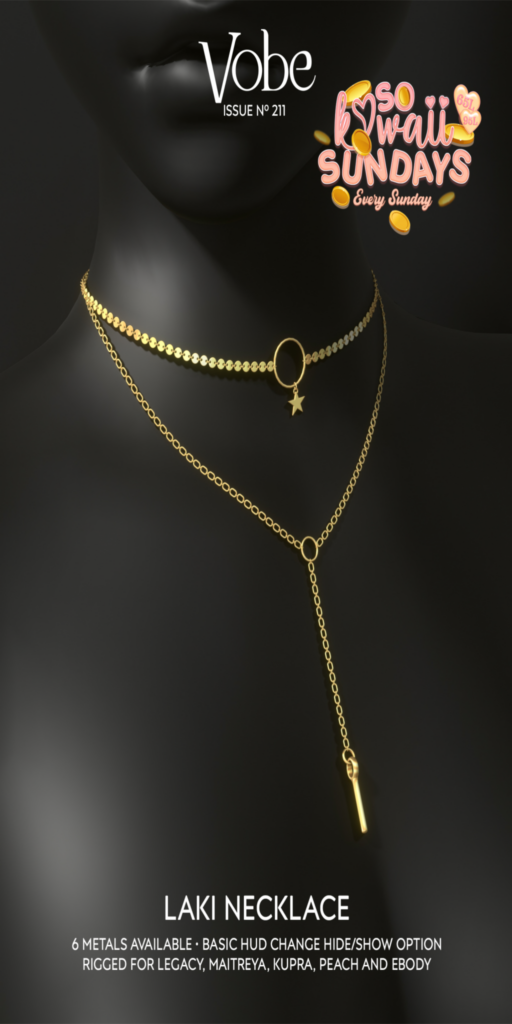 Laki Necklace - Inithium/Legacy/Maitreya/Peach/Reborn	&lt;a href=&quot;http://maps.secondlife.com/secondlife/VOBE/71/75/123&quot;&gt;Teleport&lt;/a&gt;