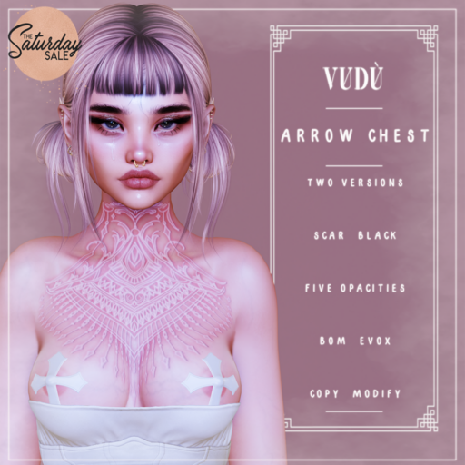 Arrow Chest Tattoo - BOM/EvoX	&lt;a href=&quot;http://maps.secondlife.com/secondlife/Aleasy/50/9/1002&quot;&gt;Teleport&lt;/a&gt;