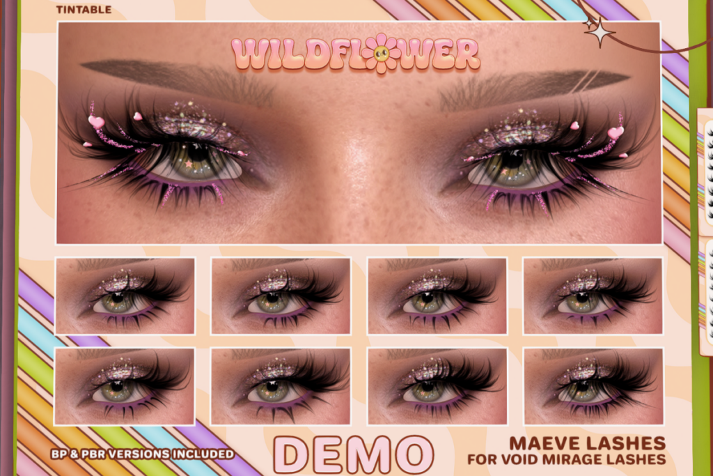 Maeve Lashes - Void Mirage, L$450