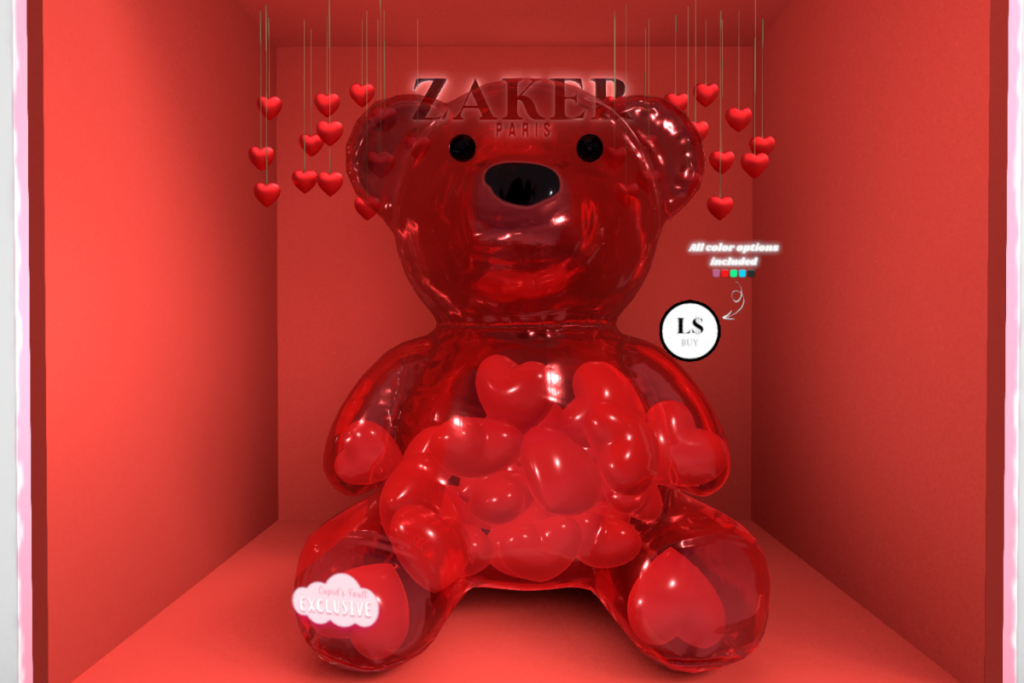 Heart Teddy, L$249