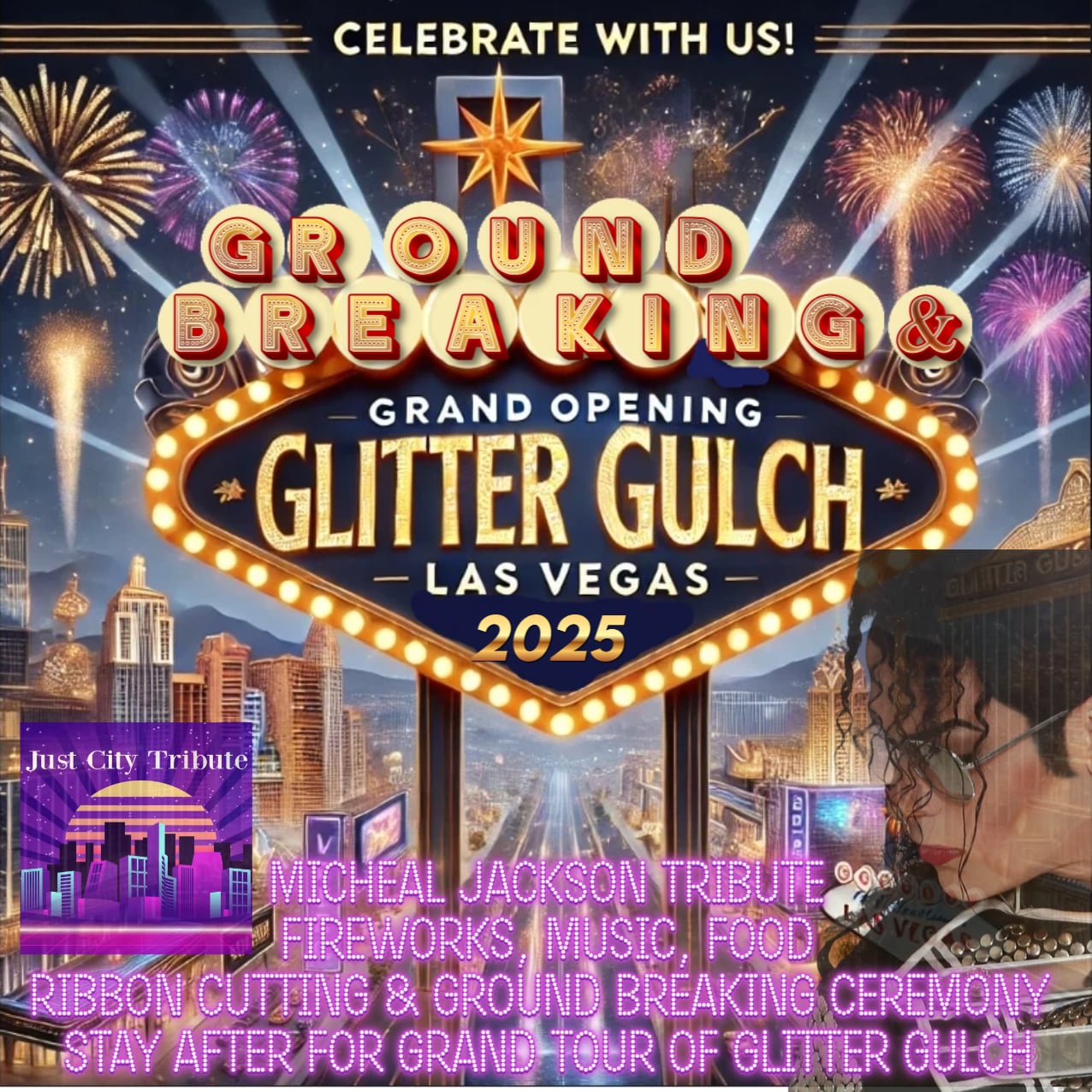 GET LUCKY AT THE GRAND OPENING OF GLITTER GULCH LAS VEGAS