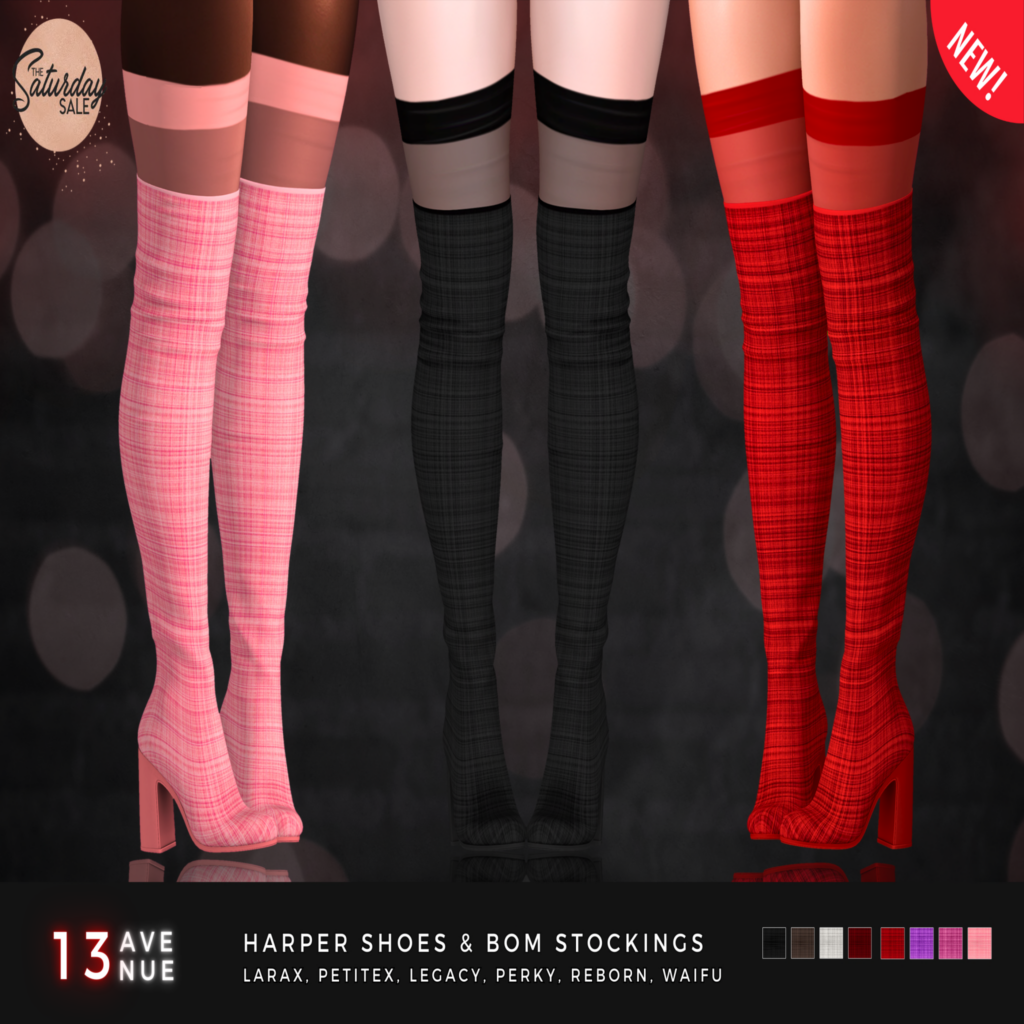 Harper Shoes &amp; BOM Stockings -  Legacy/MaitreyaX/Reborn/+mods