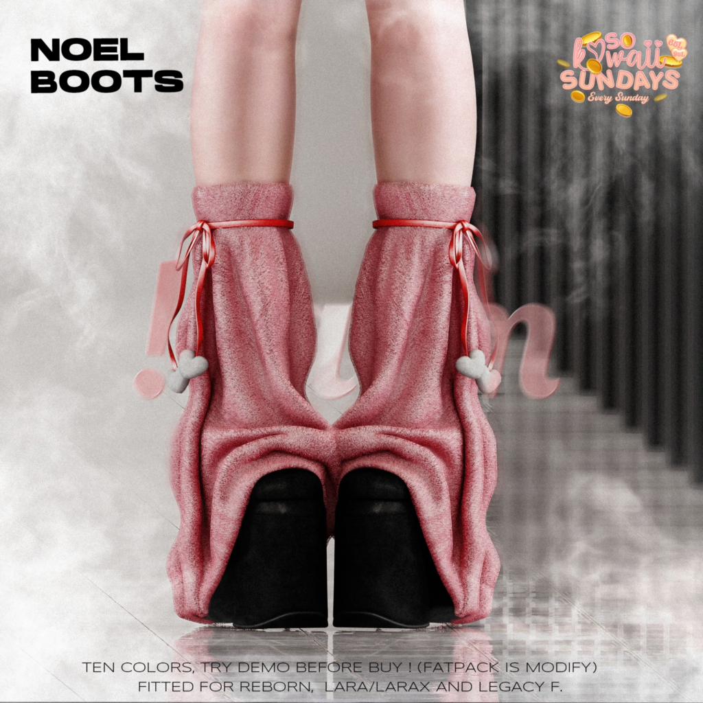 Noel Boots - Legacy/Maitreya/Reborn/+mods	&lt;a href=&quot;http://maps.secondlife.com/secondlife/Dream%20Lake/137/135/25&quot;&gt;Teleport&lt;/a&gt;