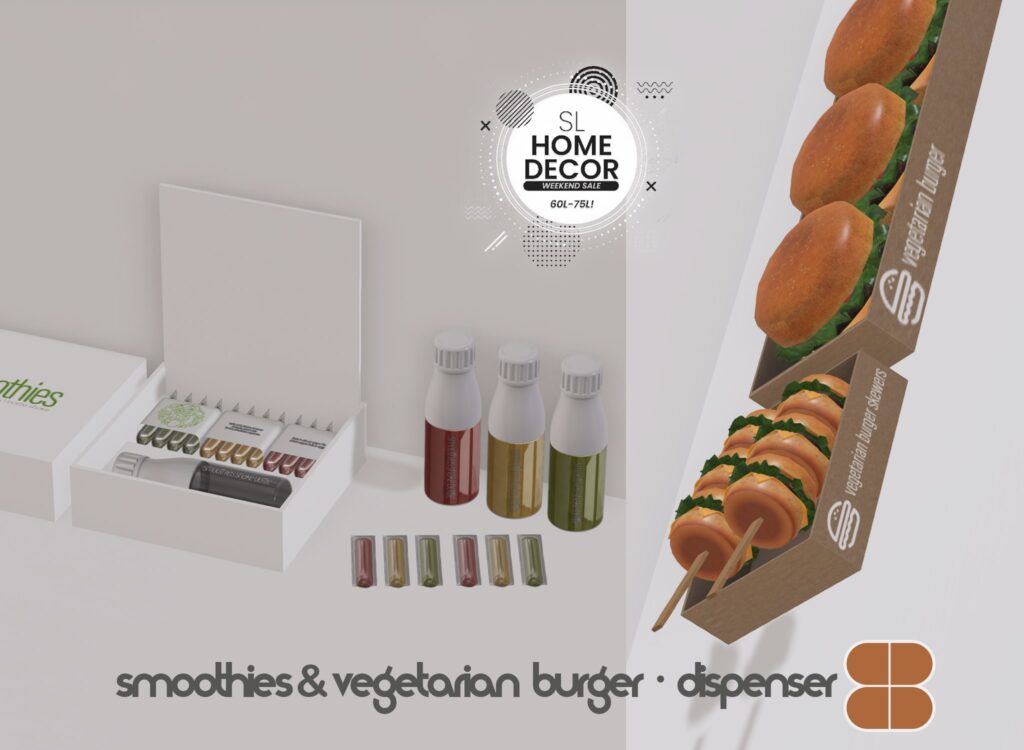 Smoothies &amp; Vegetarian Burger Dispenser