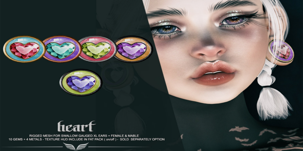 Heart Gauges - Swallow XL M+F	&lt;a href=&quot;http://maps.secondlife.com/secondlife/Amazing%20Dreams/52/206/2514&quot;&gt;Teleport&lt;/a&gt;