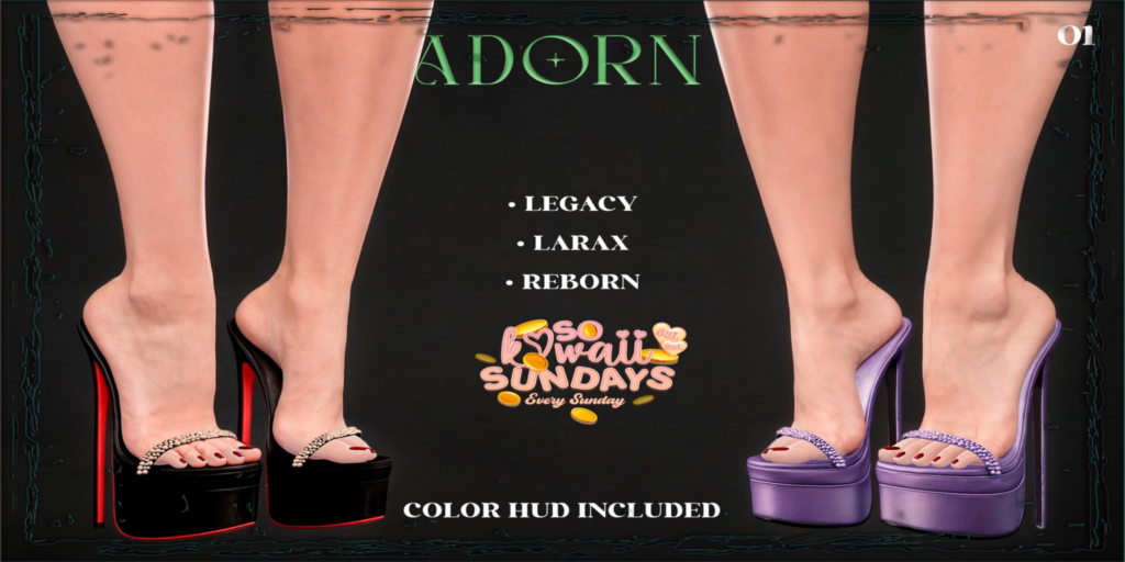 01 Heels - Legacy/MaitreyaX/Reborn	&lt;a href=&quot;http://maps.secondlife.com/secondlife/Everwilder/102/73/901&quot;&gt;Teleport&lt;/a&gt;