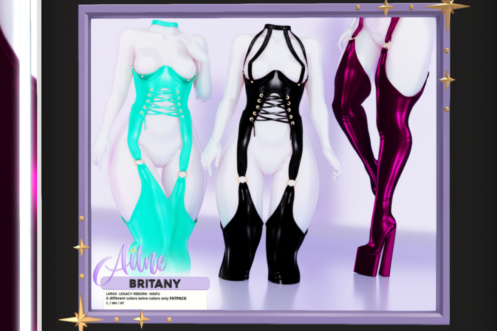 Britany Set - Legacy/MaitreyaX/Reborn/+mods, L$290 each/L$1119 FP