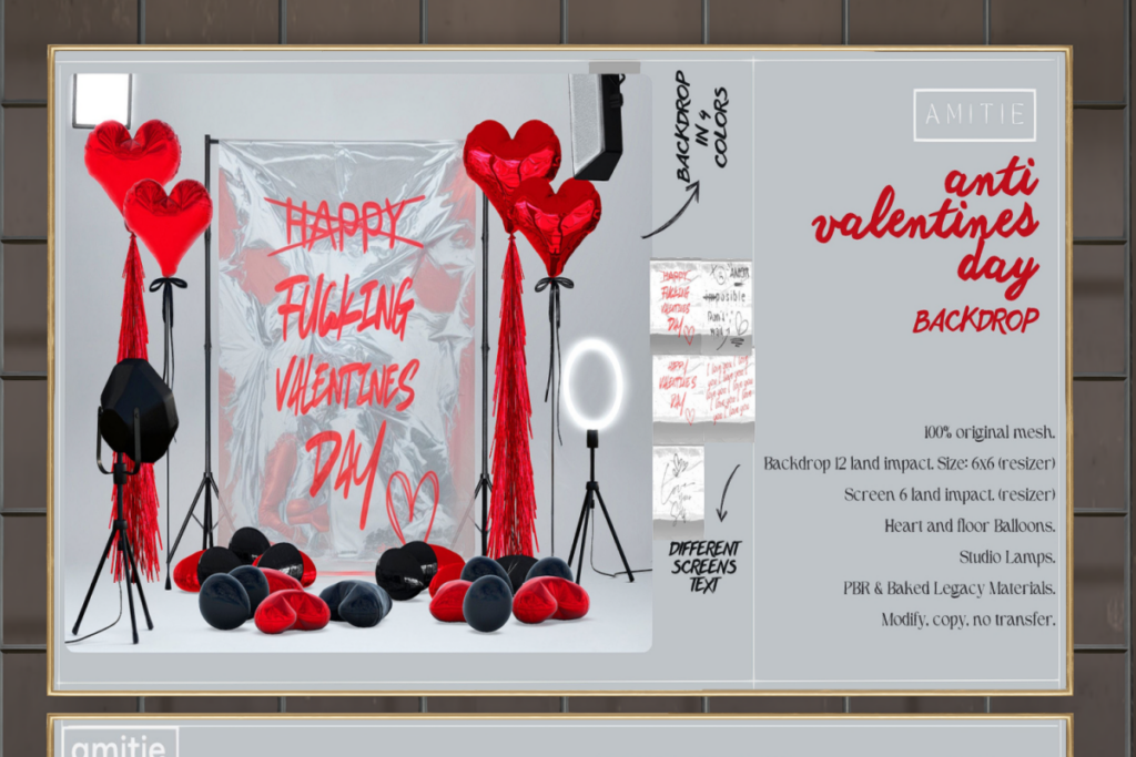 Anti Valentines Backdrop, L$395