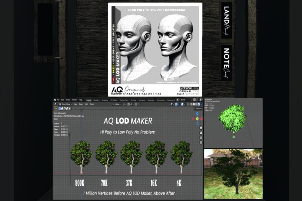 LOD High Poly to Low Poly Maker V1.0.6, L$6422