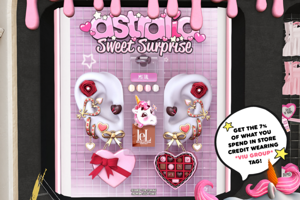 Sweet Surprise Earrings - EvoX F Ears, L$399