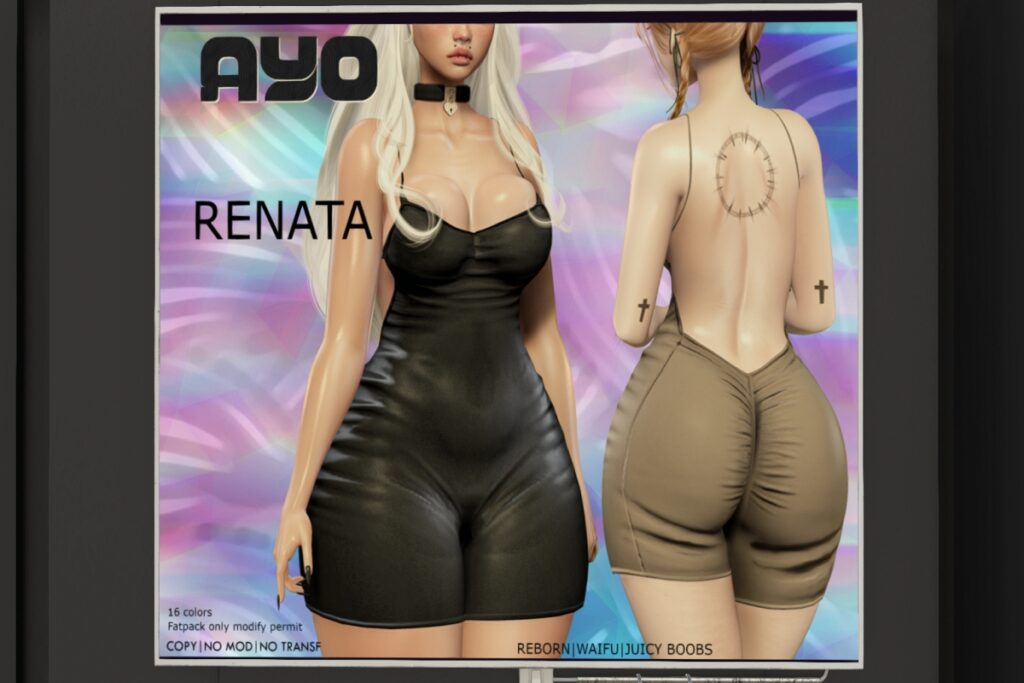 Renata Bodysuit - Reborn/+mods, L$229 each/L$999 FP