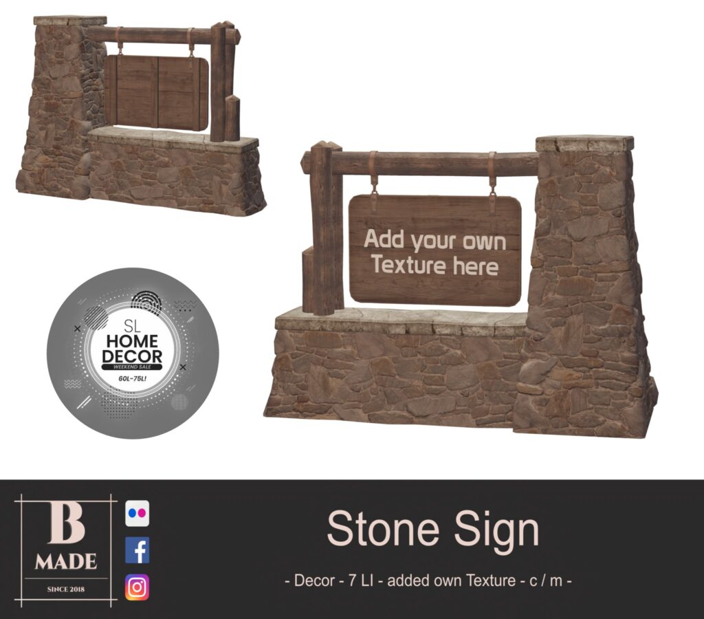 Stone Sign