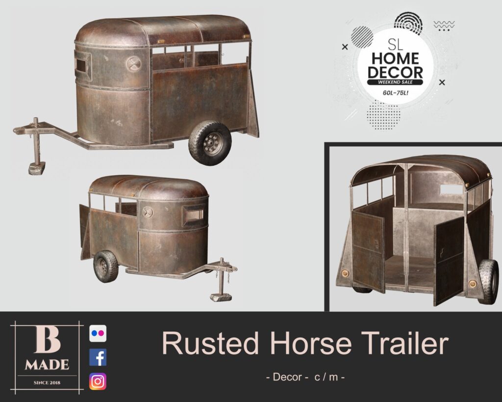 Rusted Horse Trailer