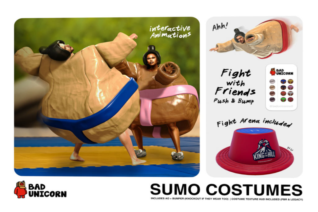 Sumo Costumes, L$499