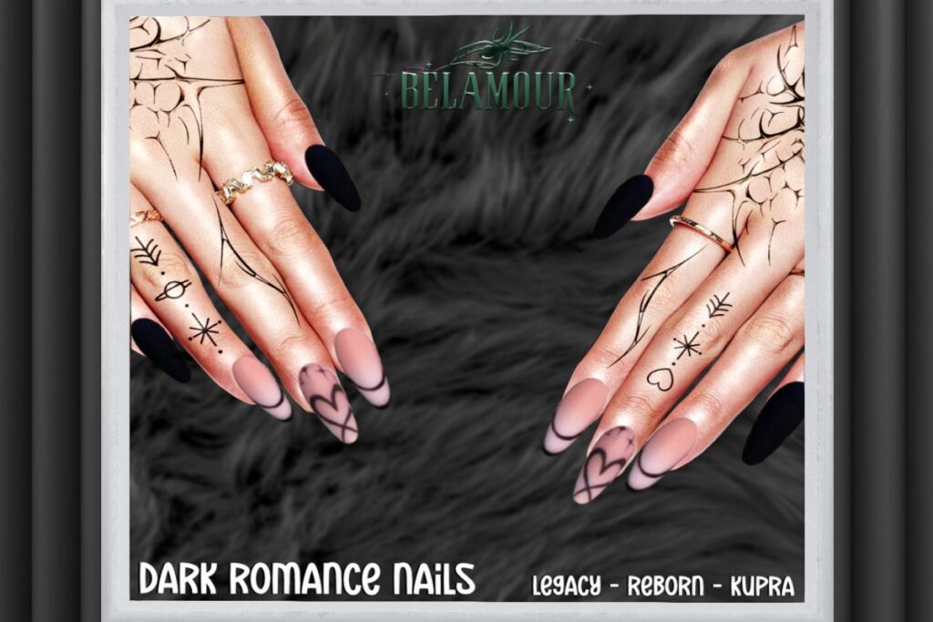 Dark Romance Nails - Inithium/Legacy/Reborn, L$199