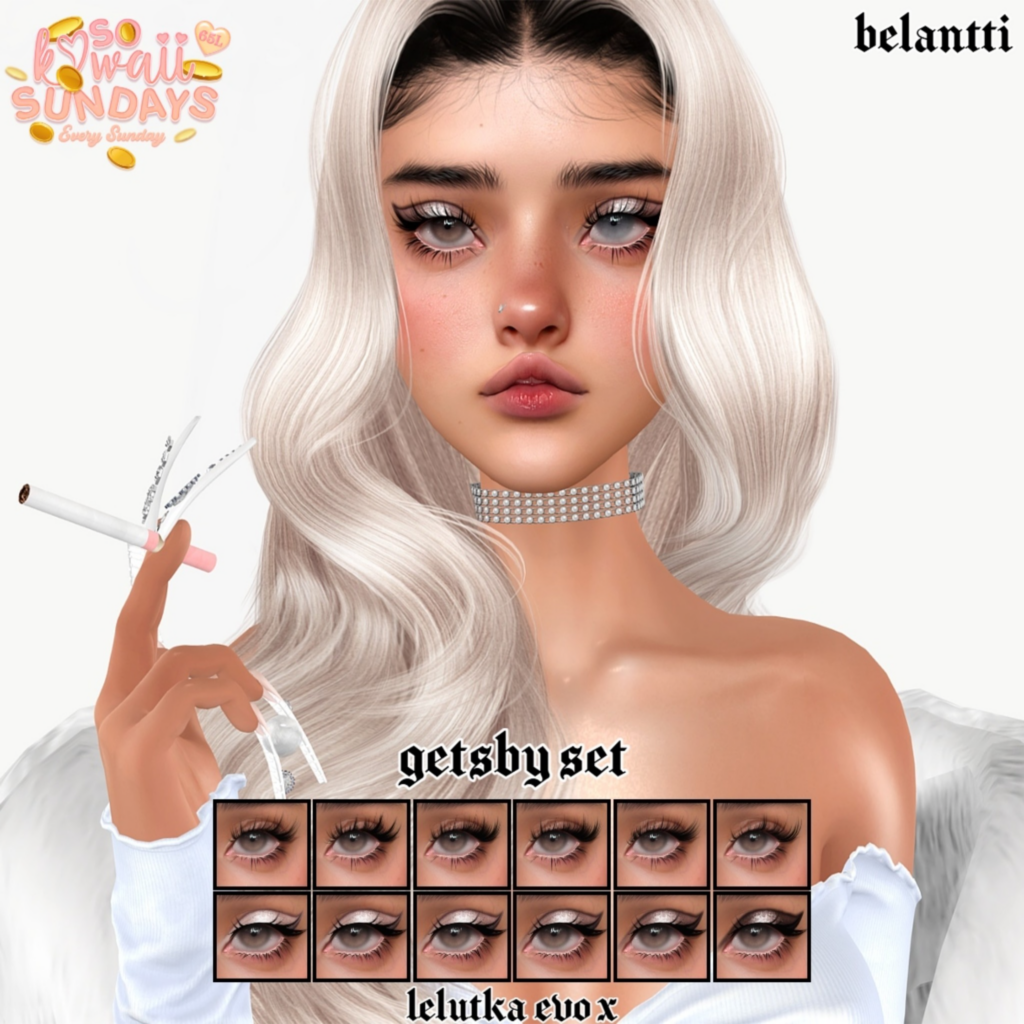 Getsby Lashes - EvoX	&lt;a href=&quot;http://maps.secondlife.com/secondlife/Legenda/174/95/698&quot;&gt;Teleport&lt;/a&gt;