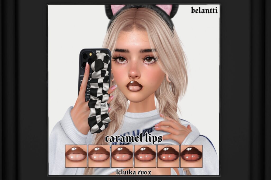 Caramel Lips Lipstick - EvoX, L$200