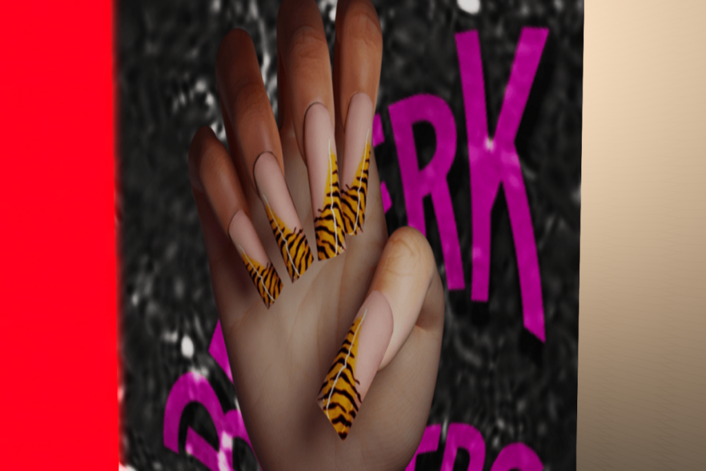 Tiger Coffin Nails - No Fits Listed, L$230