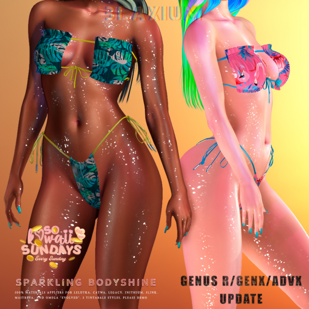 Sparking Bodyshine - see ad for fits	&lt;a href=&quot;http://maps.secondlife.com/secondlife/Moonspell/32/140/2350&quot;&gt;Teleport&lt;/a&gt;