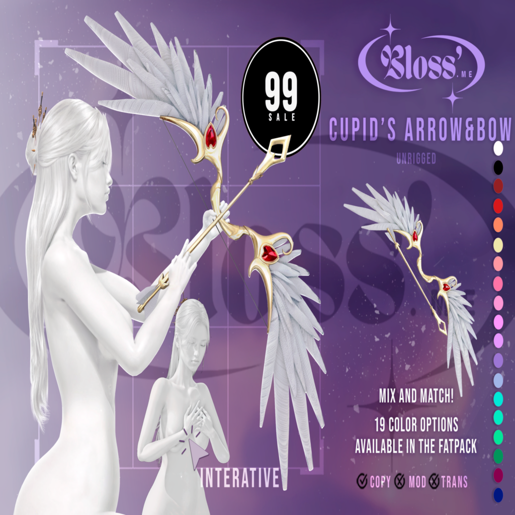 Interactive Cupid&#039;s Arrow &amp; Bow Accessories